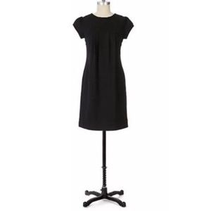 ANTHROPOLOGIE Deletta black Ponte shift dress